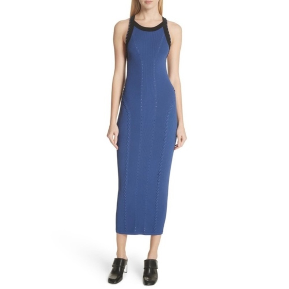 Rag & Bone Blue Brandy Maxi Dress Size S